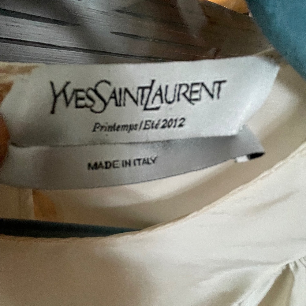 Vintage Yves Saint Laurent silk blouse